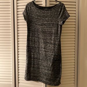 Ann Taylor Loft Casual Dress Charcoal Grey Size Small